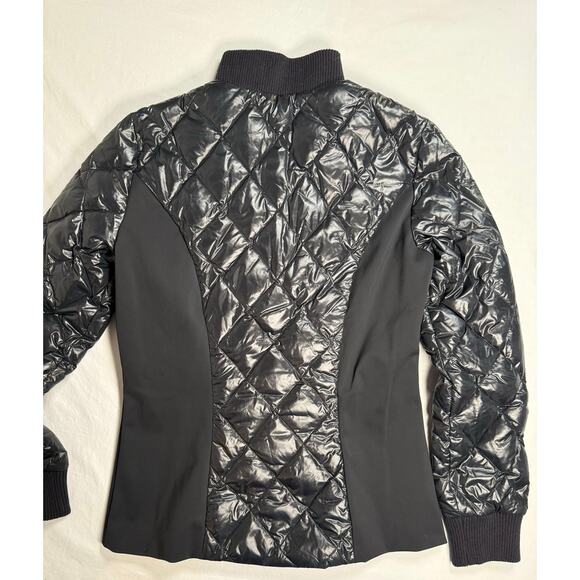 Snowman New York Puffer Jacket Size SMALL White Duck Down - Picture 10 of 14